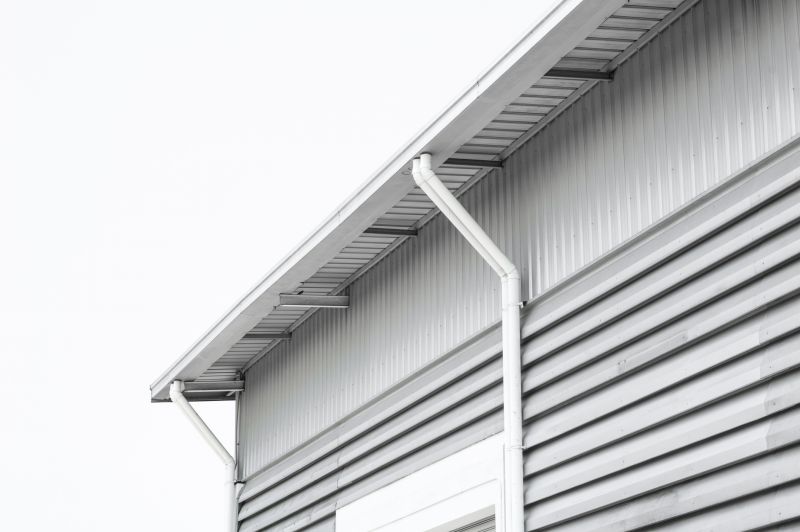 Warehouse Gutter Installation detail